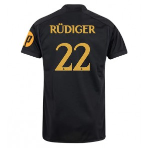 Real Madrid Antonio Rudiger #22 Tredje Tröja 2023-24 Kortärmad